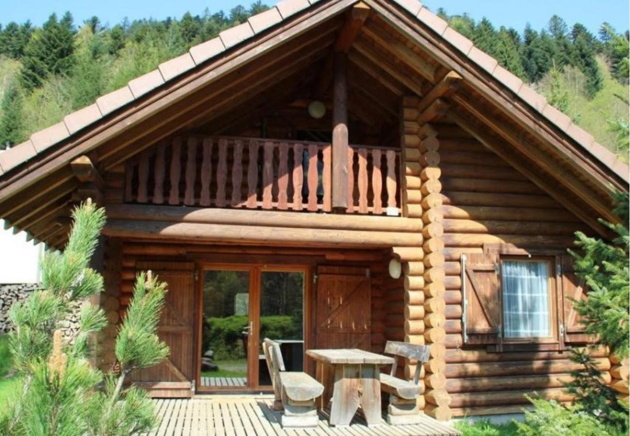 L'Ours Noir Chalet En Rondins Ла-Бресс Экстерьер фото