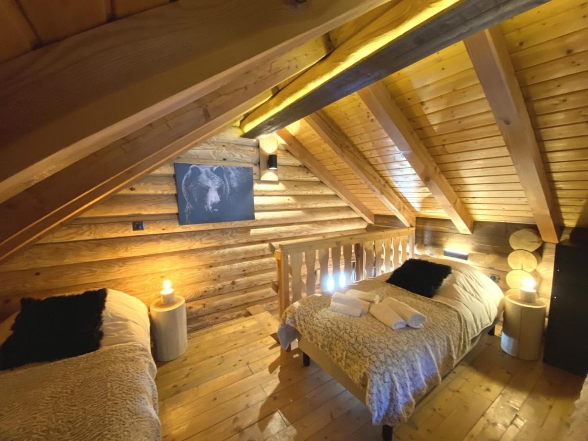 L'Ours Noir Chalet En Rondins Ла-Бресс Экстерьер фото