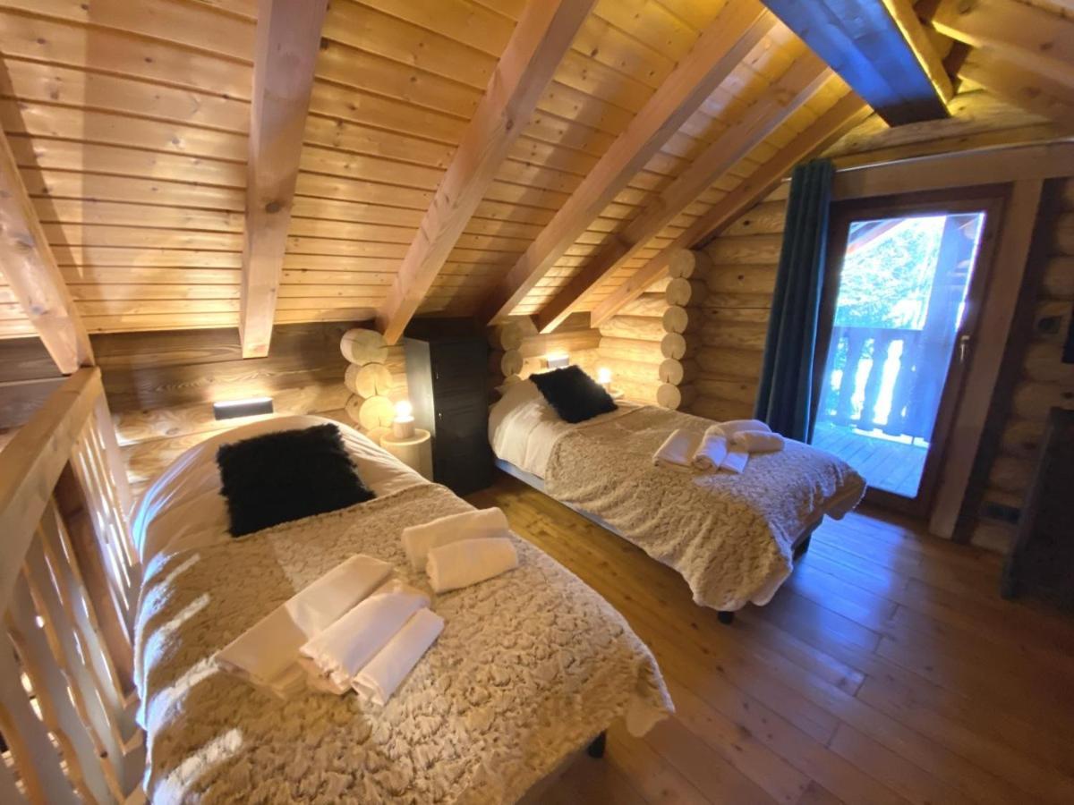 L'Ours Noir Chalet En Rondins Ла-Бресс Экстерьер фото