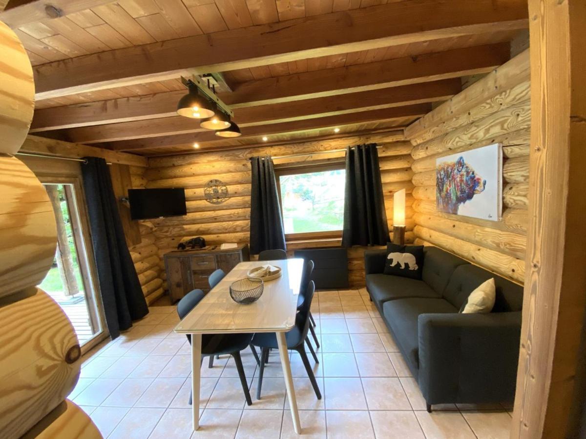 L'Ours Noir Chalet En Rondins Ла-Бресс Экстерьер фото