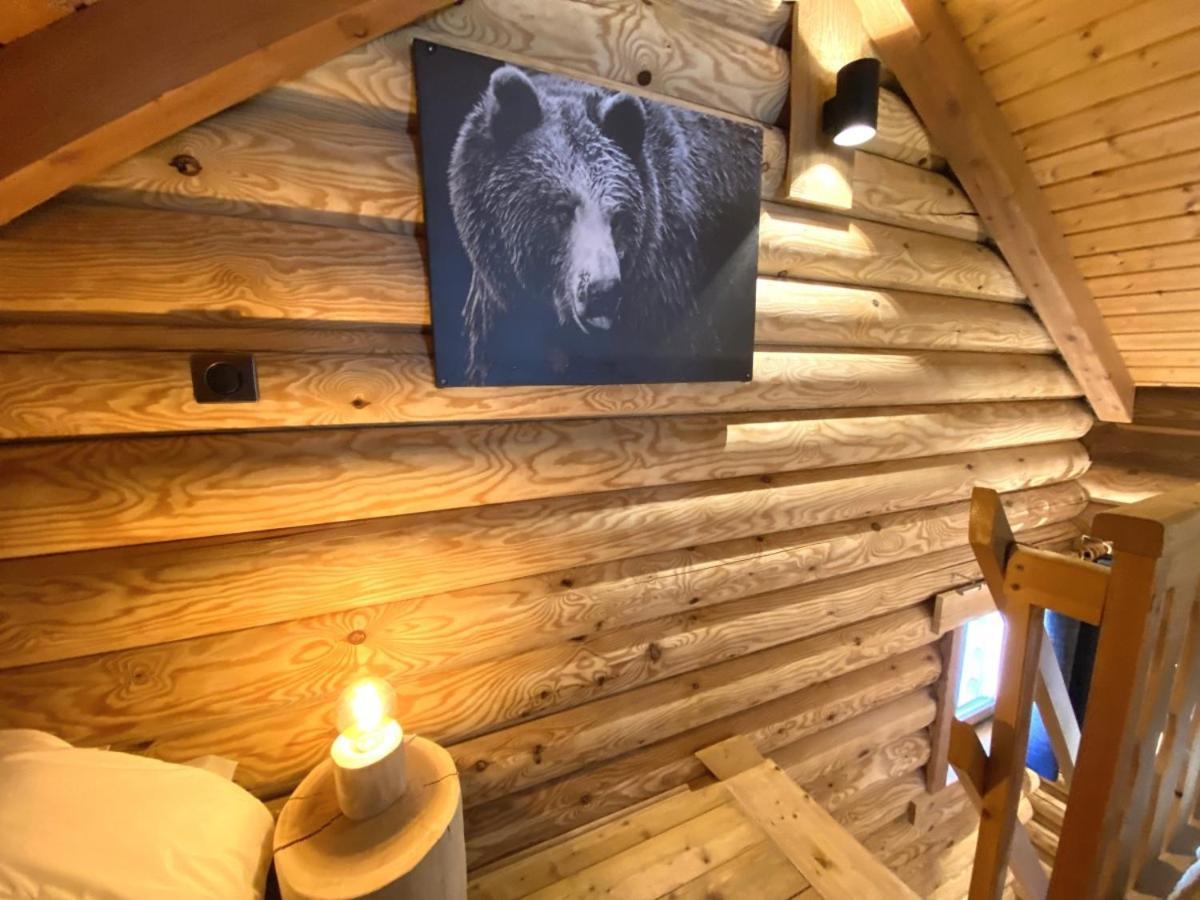 L'Ours Noir Chalet En Rondins Ла-Бресс Экстерьер фото