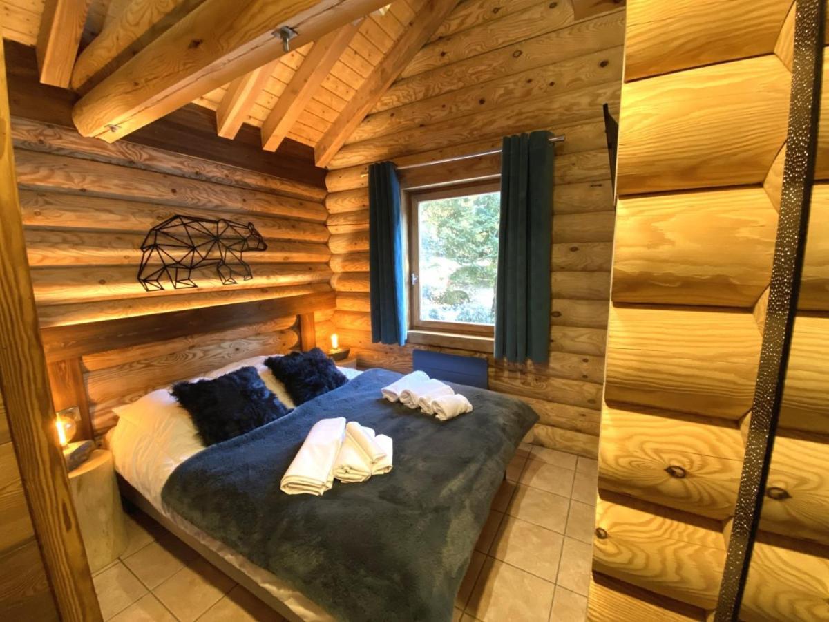 L'Ours Noir Chalet En Rondins Ла-Бресс Экстерьер фото